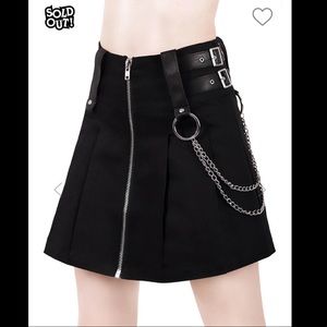 KILLSTAR Nancy Pleated Mini Skirt